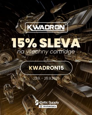 🖤 15% sleva na všechny cartridge od KWADRON Jen do 28.9.2025, nepropásněte příležitost doplnit zásoby. ⏳ Akce běží jen...