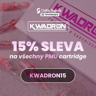 💖 Sleva 15 % platí také na Kwadron Optima PMU cartridge! Optima PMU je navržena přímo pro permanentní make up. Jehly mají...